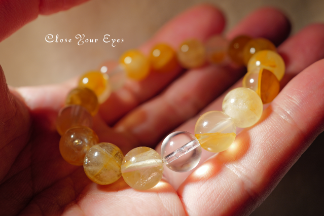 ～ヘマタイトinクォーツ～　ラフブレス　2026GWチャリティブレス