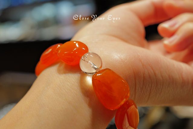 ～オレンジカルセドニー～　ラフブレス　2026GWチャリティブレス