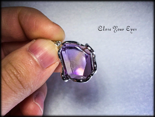 シルバーペンダント　アメトリン