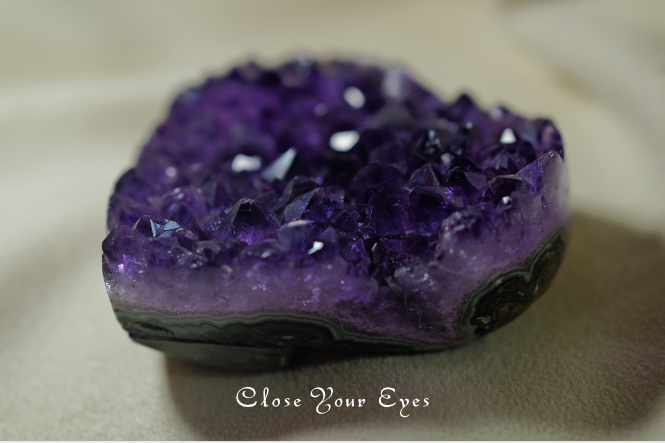 ウルグアイ産　アメシスト　ハート　０３