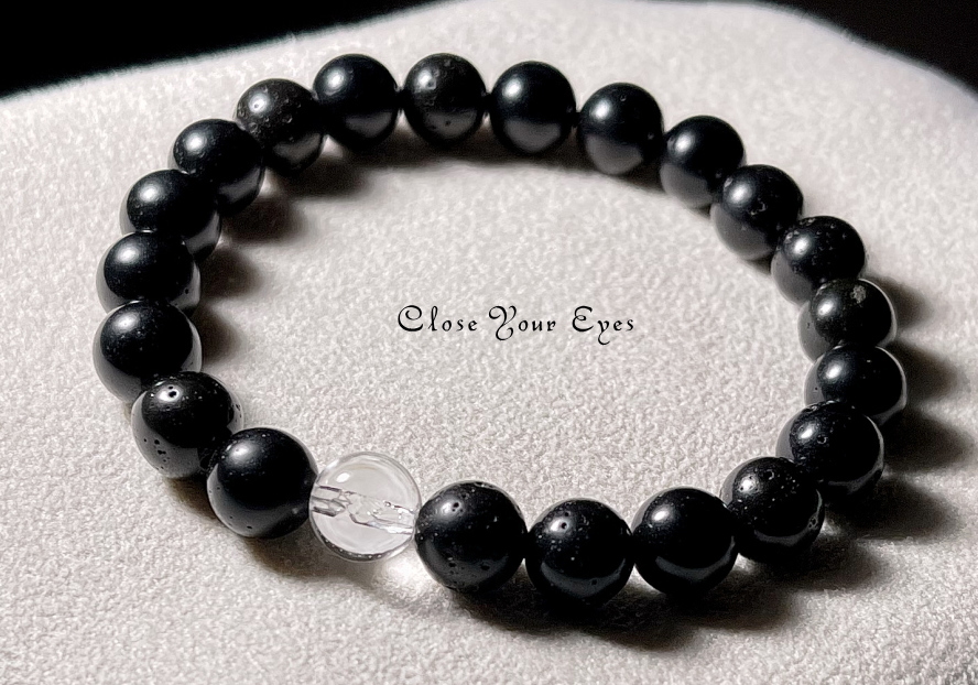 ハイパーエナジーブレスレット　テクタイト　８ｍｍ