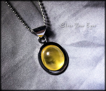 シルバーペンダント　ヘリオドール（イエローアクアマリン）