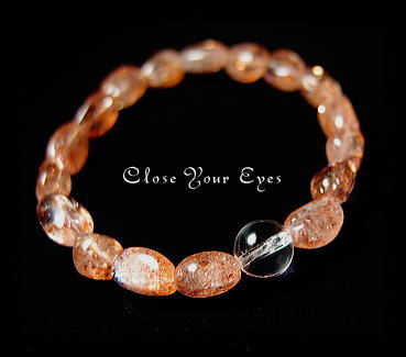 ハイパーエナジーブレス　サンストーン　タンブル　画像１