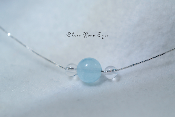 ハイパージュエリーネックレス　アクアマリン