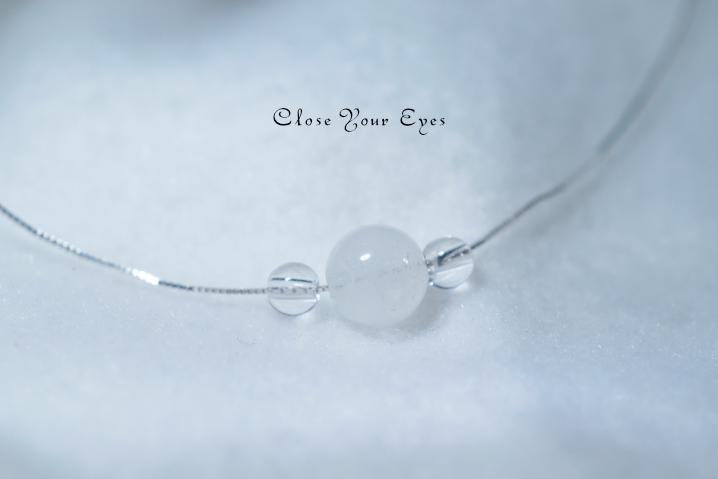 ハイパージュエリーネックレス　オーストラリアンスノークォーツ