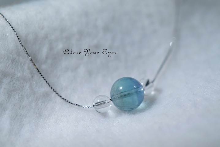 ハイパージュエリーネックレス　フローライト