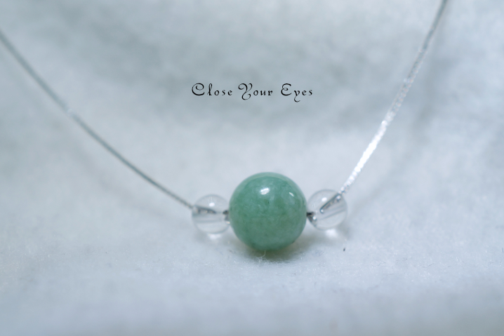 ハイパージュエリーネックレス　翡翠