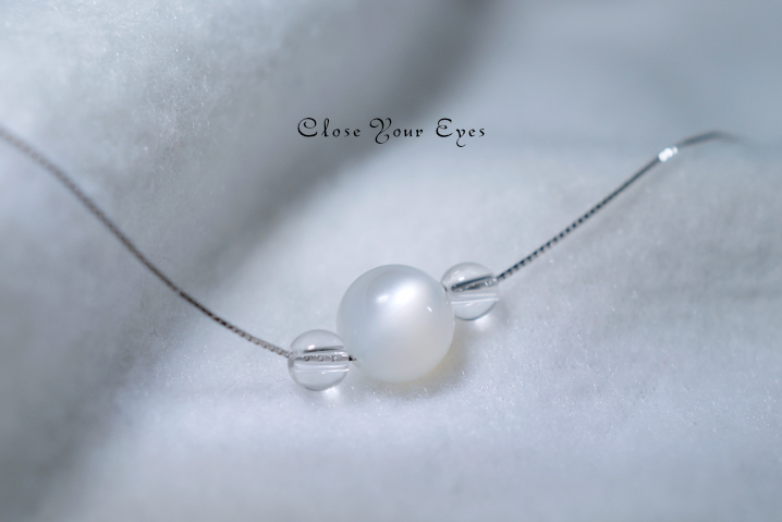 ハイパージュエリーネックレス　ムーンストーン