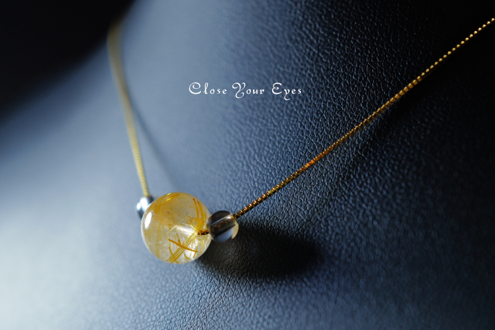 Only One ハイパージュエリーネックレス　金のルチルクォーツ