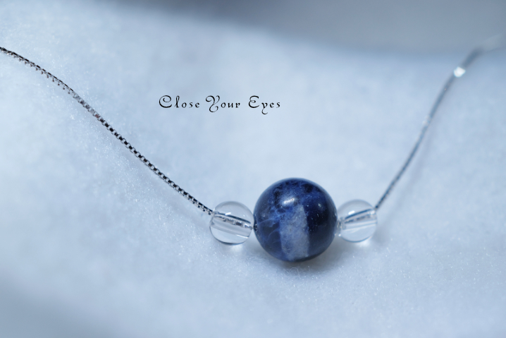 ハイパージュエリーネックレス　ソーダライト