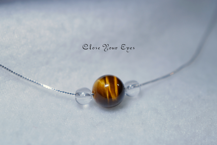 ハイパージュエリーネックレス　タイガーズアイ