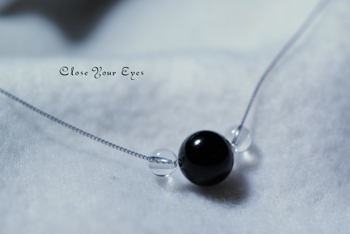 ハイパージュエリーネックレス　ブラックトルマリン