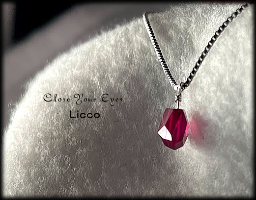 Licco ルビーネックレス フリーカット Licco ルビーネックレス フリーカット