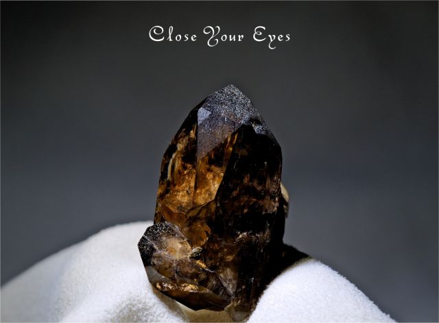 ガウリシャンカール産 スモーキークォーツ ダブルポイント カテドラル