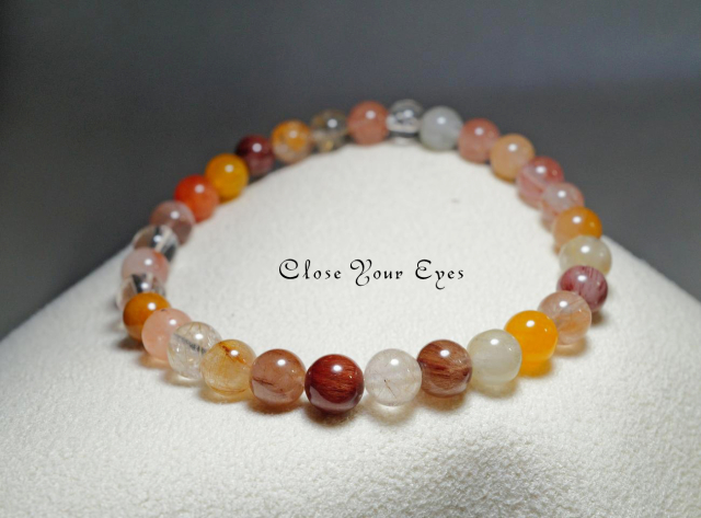 ~Mixルチルクォーツ~ 6mm 2025創業祭チャリティブレス