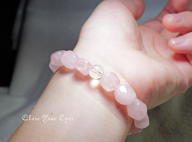 ～ローズクォーツ～　タンブル　2025創業祭チャリティブレス