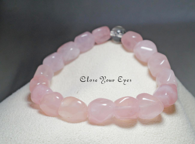 ～ローズクォーツ～　タンブル　2025創業祭チャリティブレス