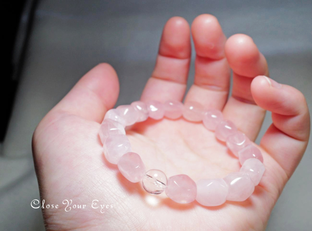 ～ローズクォーツ～　タンブル　2025創業祭チャリティブレス