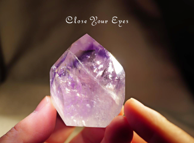 ブラジル産　アメシストファントム・ポリッシュ　０１