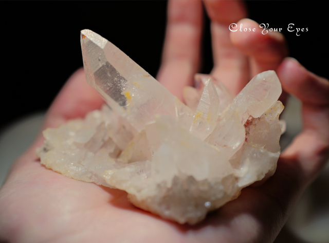 ヒマラヤ・マニカラン産水晶クラスター　７５