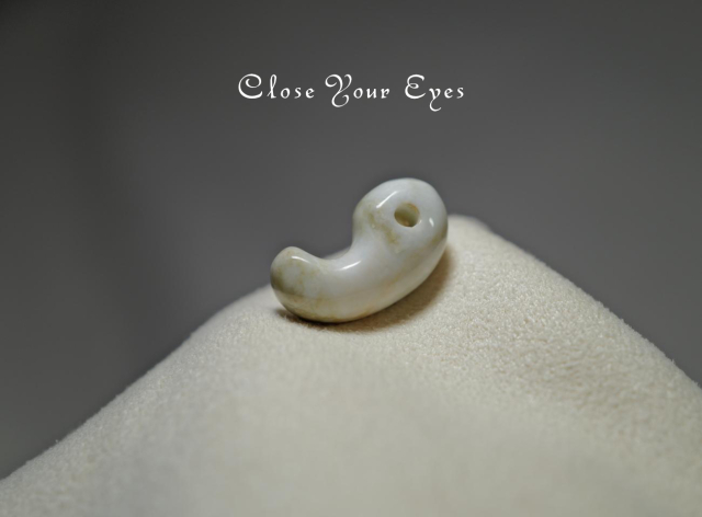 勾玉』07 糸魚川翡翠 天然石 パワーストーン 京都 パワーストーンの