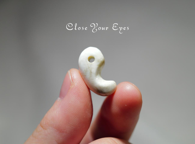 勾玉』07 糸魚川翡翠 天然石 パワーストーン 京都 パワーストーンの