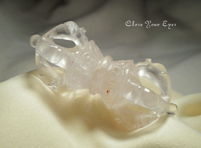 チベタンバジュラ　ガネーシュヒマール産水晶　０７