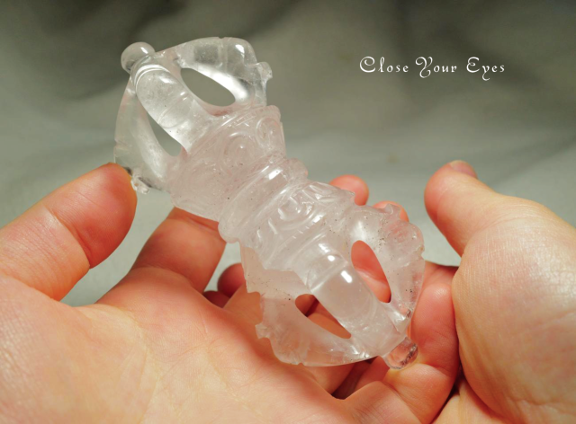 チベタンバジュラ　ガネーシュヒマール産水晶　０７