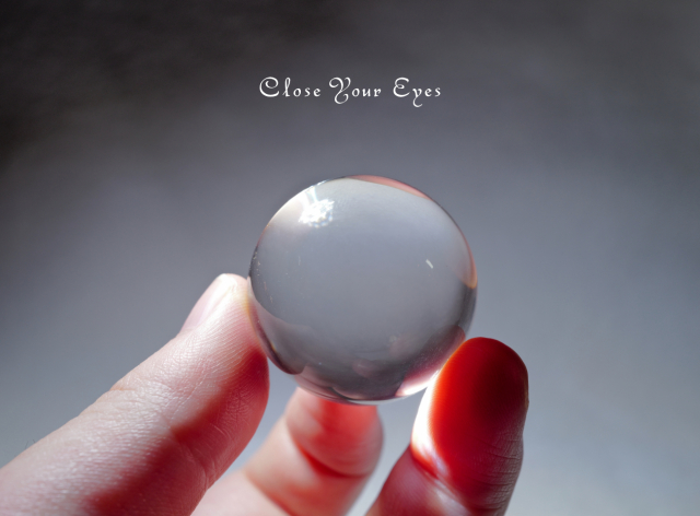 水晶玉・クリアボール 13 ブラジル産 32mm丸玉