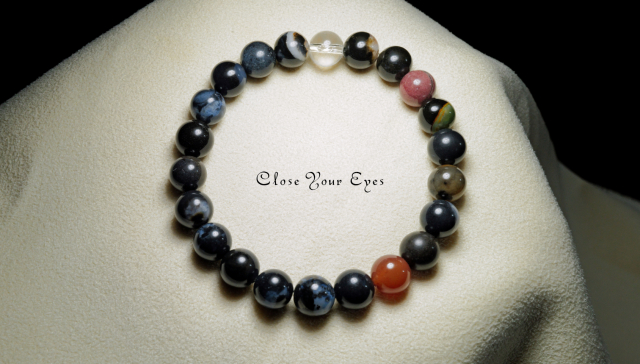 ハイパーエナジーブレス　ブラックスレイマン　８ｍｍ　０１