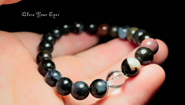 ハイパーエナジーブレス　ブラックスレイマン　８ｍｍ　０１