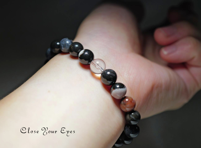 ハイパーエナジーブレス　ブラックスレイマン　８ｍｍ　０２