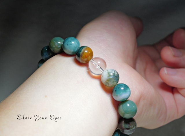 ハイパーエナジーブレス　グリーンスレイマン　１０ｍｍ　０１