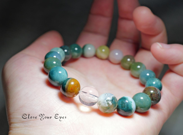 ハイパーエナジーブレス　グリーンスレイマン　１０ｍｍ　０１