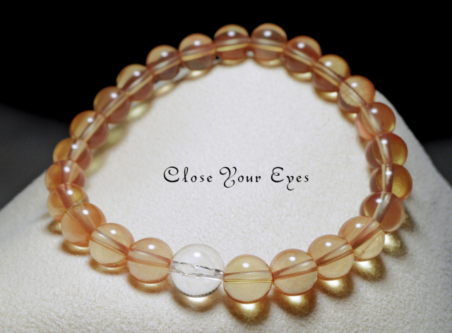 ７ｍｍエナジーブレス　チベタンオレンジラブラドライト　０７