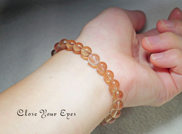 7ｍｍエナジーブレス　チベタンオレンジラブラドライト　０9