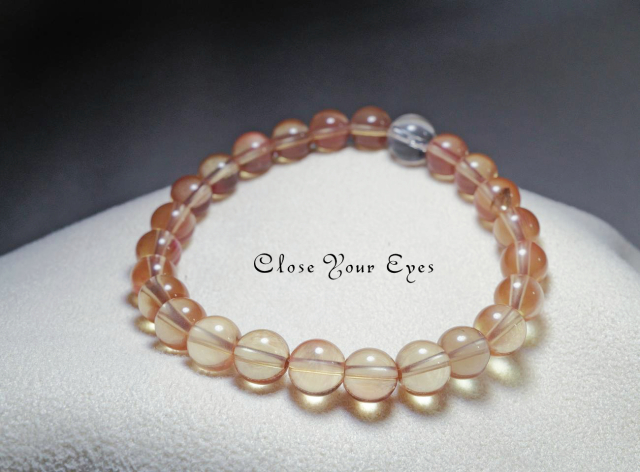 7ｍｍエナジーブレス　チベタンオレンジラブラドライト　０9