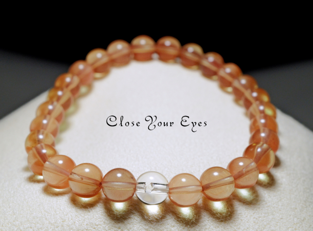 ６ｍｍエナジーブレス　チベタンオレンジラブラドライト　０１