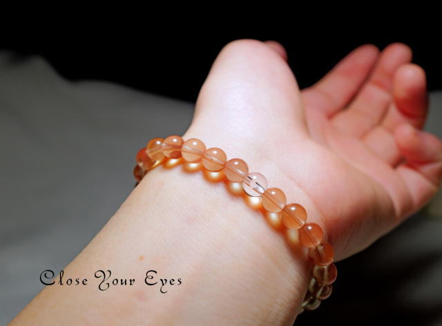 ６ｍｍエナジーブレス　チベタンオレンジラブラドライト　０１