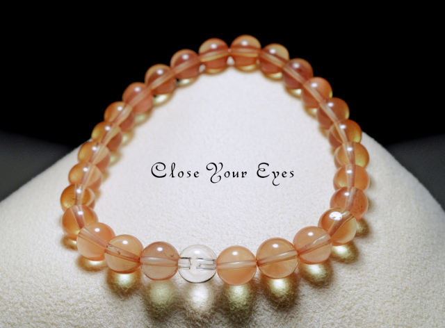 ６ｍｍエナジーブレス　チベタンオレンジラブラドライト　０１