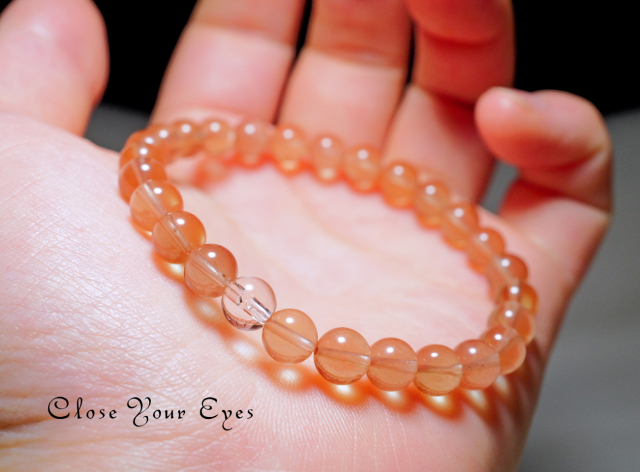 ６ｍｍエナジーブレス　チベタンオレンジラブラドライト　０１