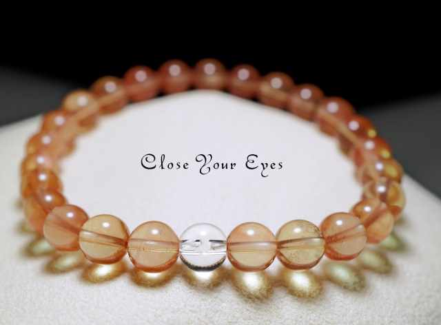 ６ｍｍエナジーブレス　チベタンオレンジラブラドライト　０２