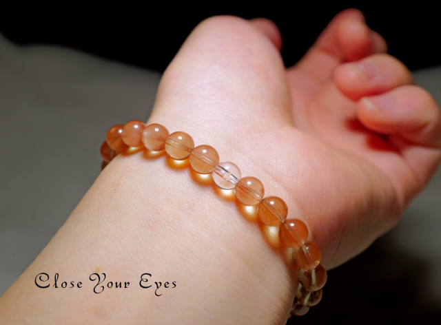 ６ｍｍエナジーブレス　チベタンオレンジラブラドライト　０２