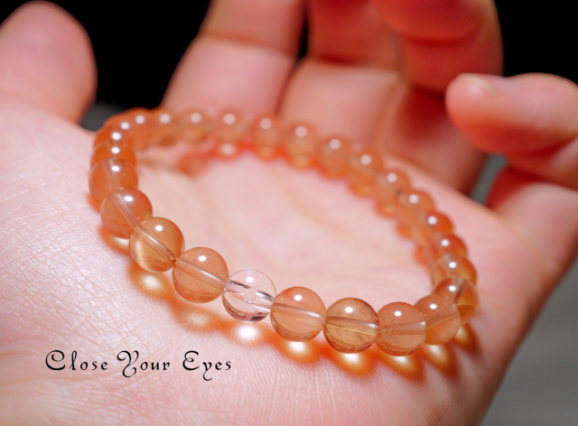 ６ｍｍエナジーブレス　チベタンオレンジラブラドライト　０２
