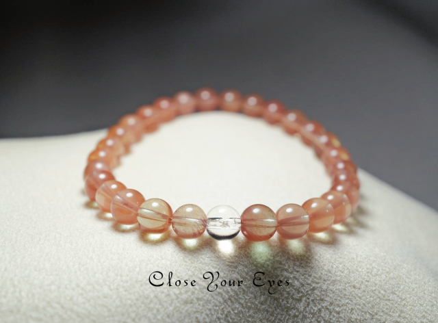 ６ｍｍエナジーブレス　チベタンオレンジラブラドライト　０４