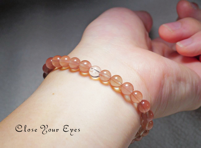 ６ｍｍエナジーブレス　チベタンオレンジラブラドライト　０４