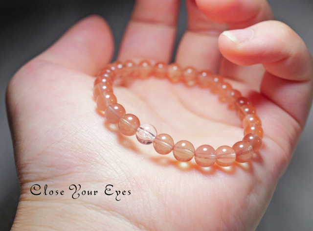 ６ｍｍエナジーブレス　チベタンオレンジラブラドライト　０４