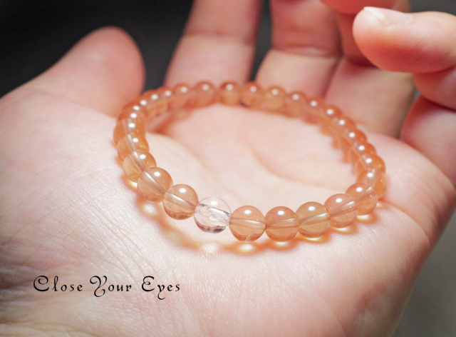 ６ｍｍエナジーブレス　チベタンオレンジラブラドライト　０５