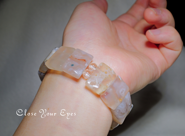 エナジーバングルブレス チェリーブロッサムアゲート 01 オンリーワンブレス