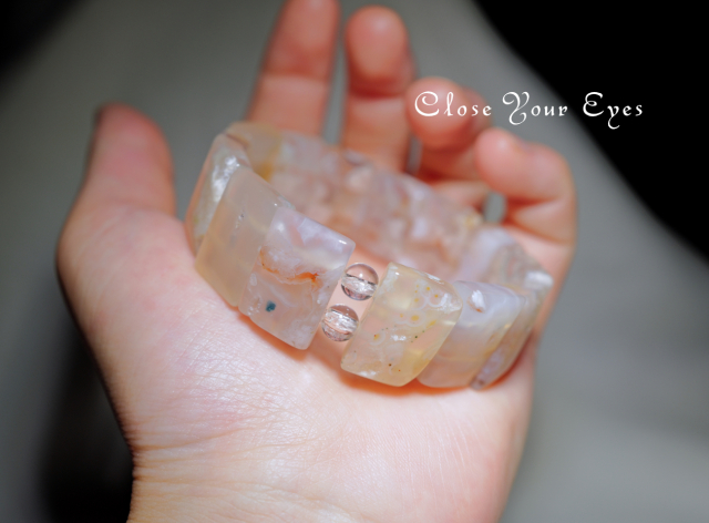 エナジーバングルブレス チェリーブロッサムアゲート 01 オンリーワンブレス